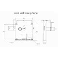 Coin Operated Lock, Locker Lock, Master Key Lock (AL2101)